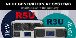 Smallest Size in the Industry 1 kW RF Amplifier Systems