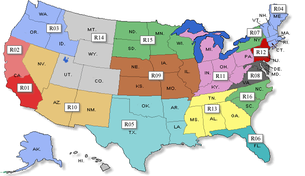 US Sales Representatives Map