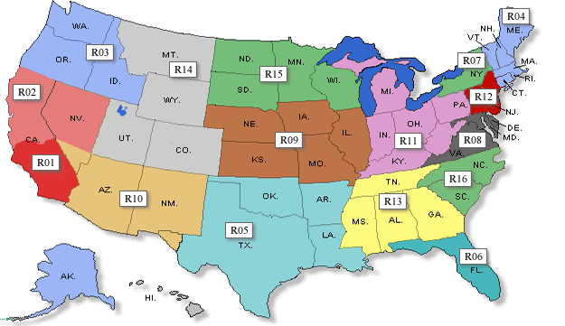 US Sales Representatives Map